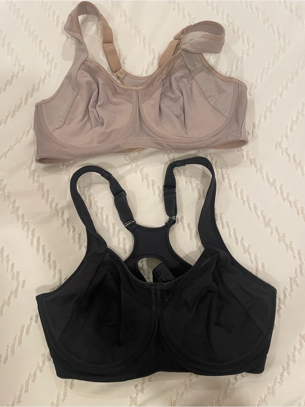 Everyday Support UnderWire Bra - Black and Nude